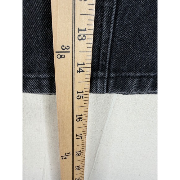 BDG‎ UO Button Front Mini Denim Skirt size Medium Black - Picture 8 of 8